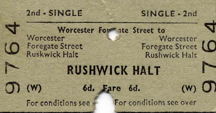 Rushwick Ticket